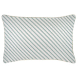 Cushion Cover-With Piping-Side Stripe Seafoam-35cm x 50cm
