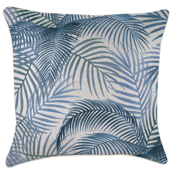 Cushion Cover-With Piping-Seminyak Blue-60cm x 60cm
