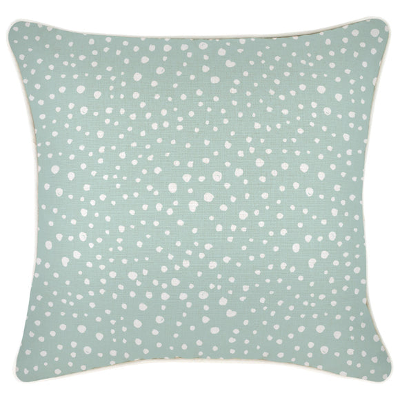 Cushion Cover-With Piping-Lunar Pale Mint-60cm x 60cm