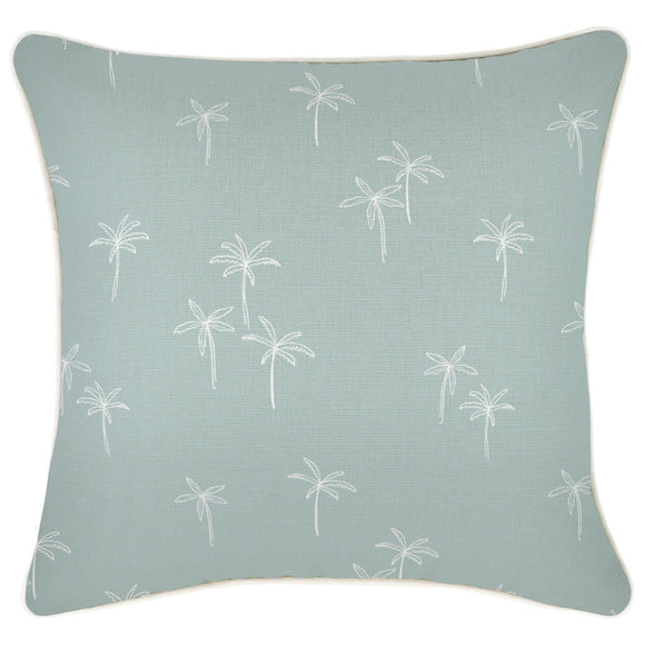 Cushion Cover-With Piping-Palm Cove Seafoam-45cm x 45cm