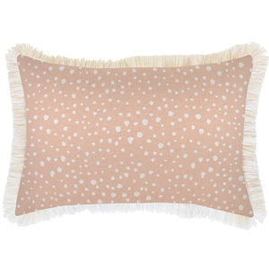 Cushion Cover-Coastal Fringe-Lunar Blush-35cm x 50cm