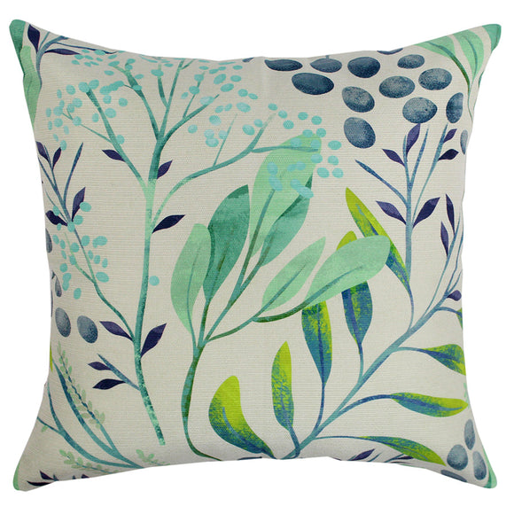 Cushion Cover-Watercolour Branches Fall-Single Sided-No Piping-45cm x 45cm