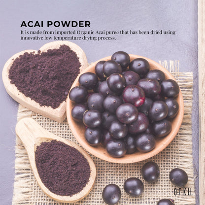 400g Acai Powder 100% Organic - Superfood Amazon Berries