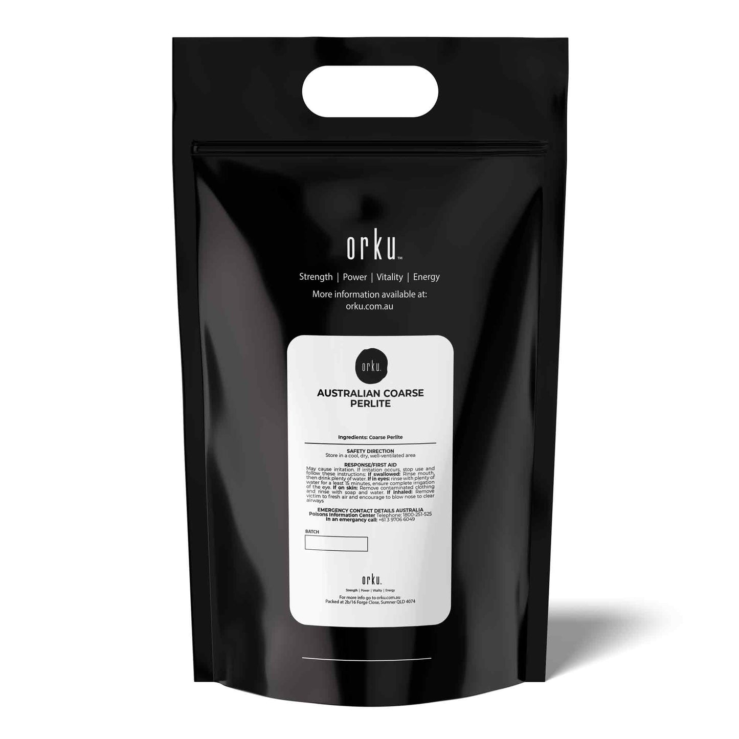 Orku 50L Perlite Coarse Premium Soil Expanded Medium Plants Hydroponics