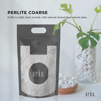 Orku 50L Perlite Coarse Premium Soil Expanded Medium Plants Hydroponics