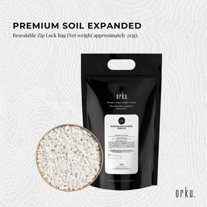 Orku 50L Perlite Coarse Premium Soil Expanded Medium Plants Hydroponics