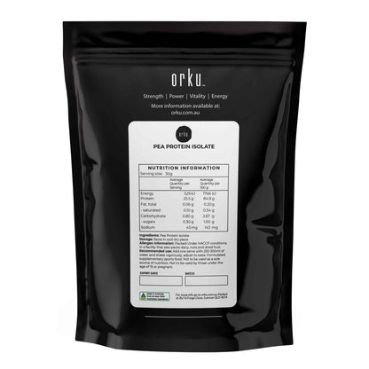Orku 100g Pea Protein Isolate Powder - High Protein Plant Based Unsweetened