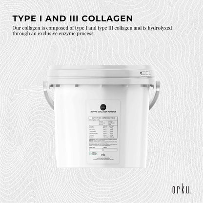 2.5Kg Collagen Peptide Powder Bucket - Bovine Protein Peptide Supplement Unflavoured

Boost your body's collagen production with our 2.5 kg Collagen Powder Bucket. Made from high-quality bovine protein peptides, this unflavored supplement provides essential amino acids for stronger, healthier hair, skin, nails, and joints. With no added flavours, you can easily mix it into your favorite drinks or foods.