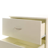 Sarantino Bedside Table Cabinet Storage Chest 2 Drawers Lamp Side Nightstand White