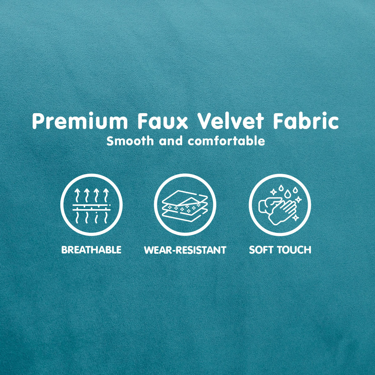 Sarantino Faux Velvet Sofa Bed Couch Furniture Lounge Suite Seat Green