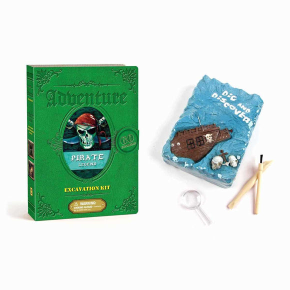 DIG YOUR OWN TREASURE - ADVENTURE PIRATE LEGEND KIT