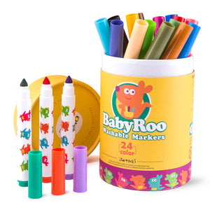 WASHABLE MARKERS -BABY ROO 24 COLOURS