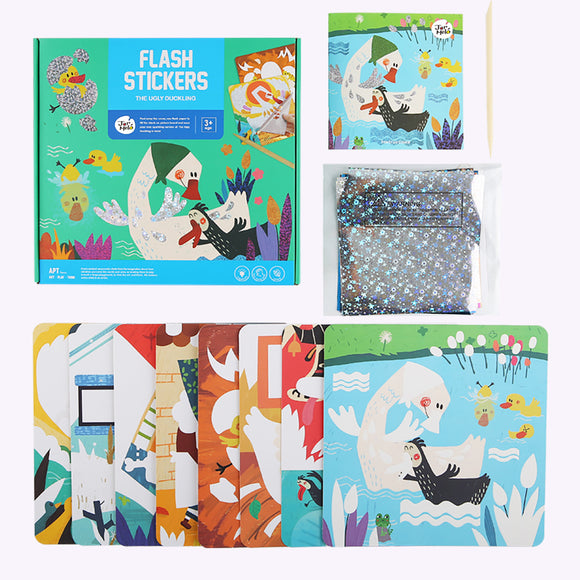 THE UGLY DUCKLING FLASH STICKERS CRAFT KIT