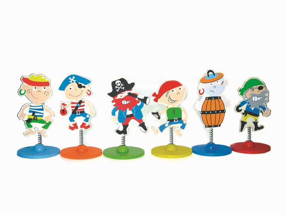PRICE FOR 6 ASSORTED PIRATE MEMO CLIP STAND
