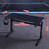 140cm L-Shaped Gaming Desk Desktop PC Computer Desks Desktop Racing Table Office