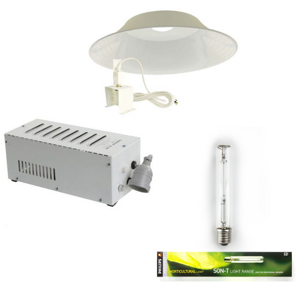 400w HPS Grow Light Kit with Son-T Bulb and 730mm Deep Bowl Reflector
