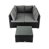 Outdoor Modular Lounge Sofa Bondi - Black