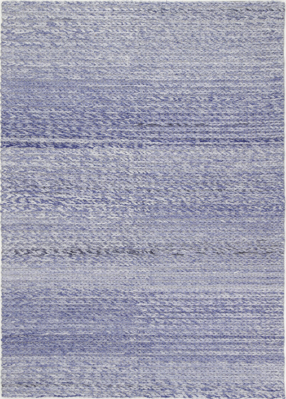 Zayna Cue Blue Wool Blend Rug 160x230cm