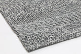 Zayna Grace Charcoal Wool Blend Rug 160x230cm