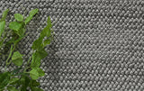 Zayna Loopy Grey Wool Blend Rug 160x230cm