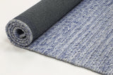 Zayna Cue Blue Wool Blend Rug 200x290cm