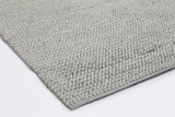 Zayna Loopy Grey Wool Blend Rug 200x290cm