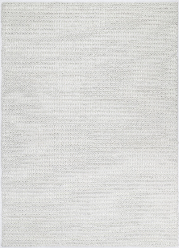 Zayna Cue White Wool Blend Rug 240x330cm