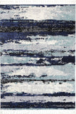 Myk Navy Blue Abstract Rug 300x400 cm