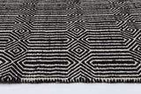 Natura Wool Black Line Rug 120x170 cm