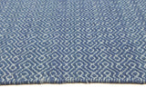 Natura Wool Blue Diamond Rug 160x230 cm