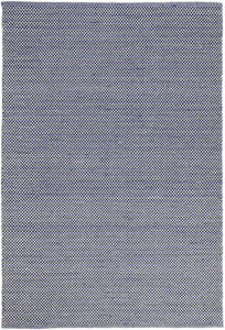 Natura Wool Blue Striped Rug 200x290 cm