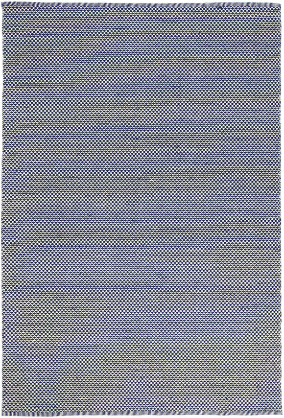 Natura Wool Blue Striped Rug 200x290 cm