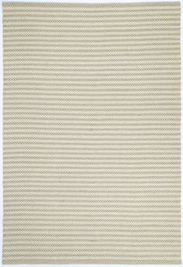 Natura Wool Beige Striped Rug 200x290 cm