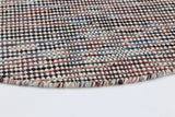 Scandi Multi Reversible Wool Round Rug 150x150 cm Round