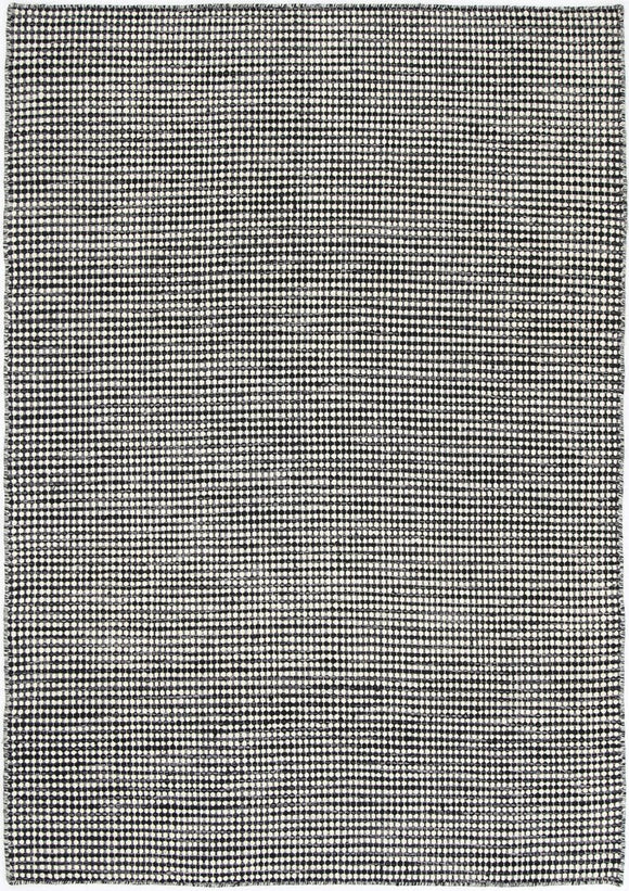 Scandi Charcoal Grey Reversible Wool Rug 240x330 cm