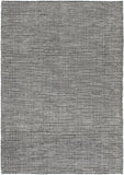 Scandi Charcoal Grey Reversible Wool Rug 240x330 cm