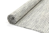 Scandi Grey Reversible Wool Rug 80x300 cm