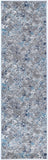 Ligures Grey Blue Rug 80X300cm