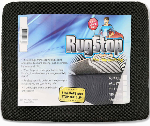 Antii-Slip RUG STOP pad for hard surfaces, Wooden & Tiled 65 x 270cm