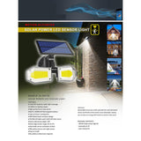 2X Sansai Solar Power LED Sensor Light