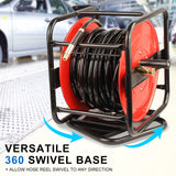 Dynamic Power Air Hose Reel Automotive Industrial 30m 360 Swivel