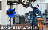 Dynamic Power Air Hose Reel Automotive Industrial 15m Retractable Rewind