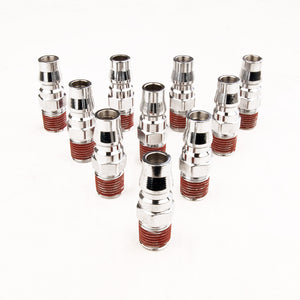 10X 1/4" Nitto Type Male Air Coupling Coupler Fitting Connector 4 x 1.5cm