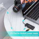 Simplecom CHN580 USB-C SuperSpeed 8-in-1 Multiport Adapter Hub USB