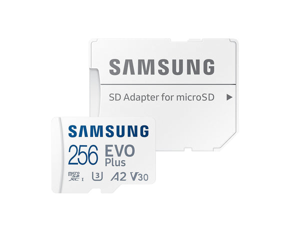 SamSung 256GB MB-MC256KA EVO Plus microSD Card 130MB/s with Adapter