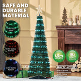 1.5m Christmas Tree & Star Pop-Up Design Remote Controlled