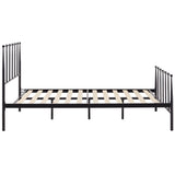 Hardy  Double Bed Size Metal Frame Platform Mattress Base - Black