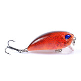 6x Popper Poppers 5.1cm Fishing Lure Lures Surface Tackle Fresh Saltwater