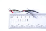 4x 6g Metal Spoon Fishing Hard Lure Spinner Spoon Baits