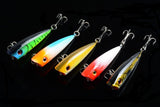 5X 6cm Popper Poppers Fishing Lure Lures Surface Tackle Fresh Saltwater